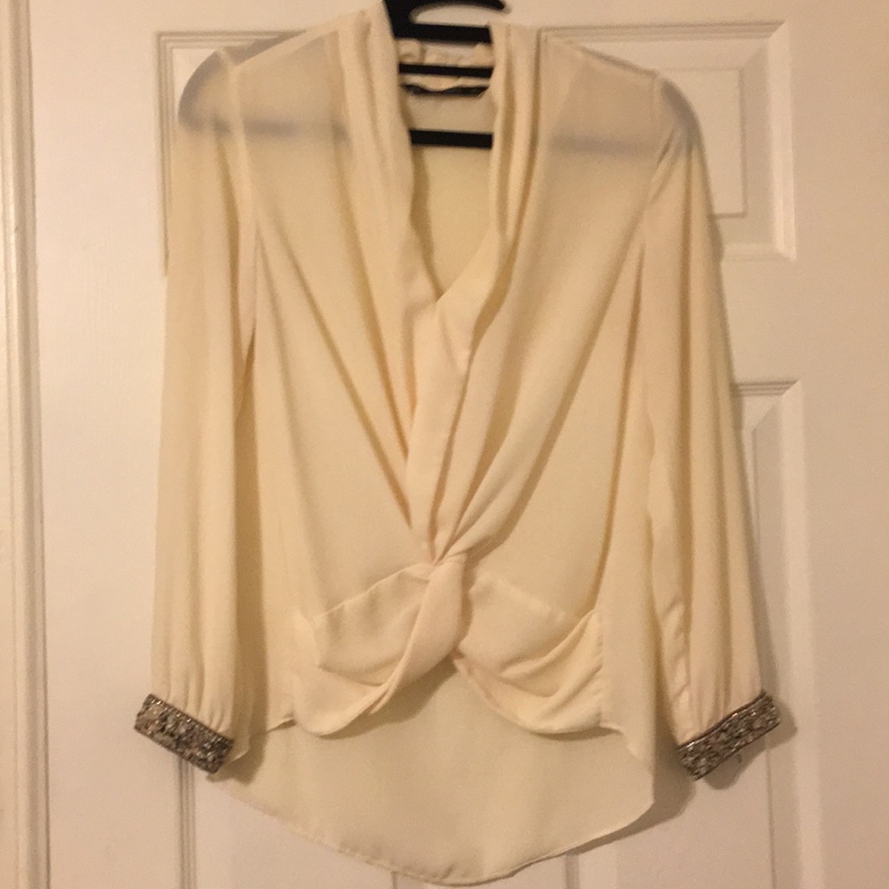 Zara Ivory Blouse - XS